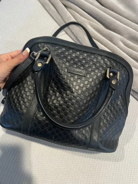 GG Dome / Alma Small Satchel Shoulder Bag Black – E Wholesale