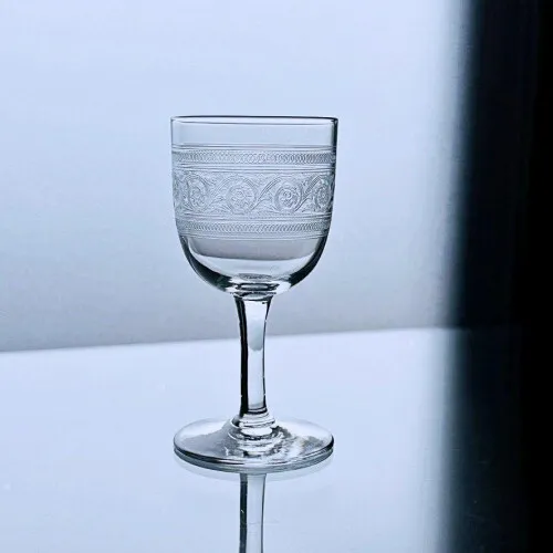 Shining Old Baccarat Athénienne Port Wine Glass #1 [10.5cm] limited From JAPAN