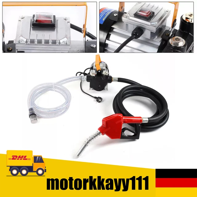 BIO DIESELPUMPE HEIZÖLPUMPE selbstansaugend 230V/600W 40l/min Automatik