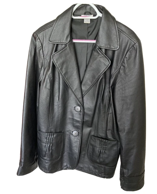 VINTAGE Collectable Capture LEATHER Jacket Women’s Size 18