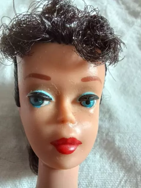 Vintage Brunette Ponytail Barbie #5 with Original Swimsuit