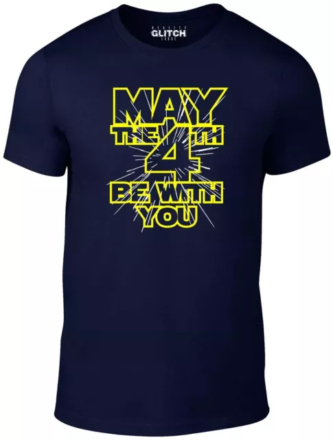 May The 4th Be With You Mens T-Shirt Star Wars Inspired Force Jedi Month