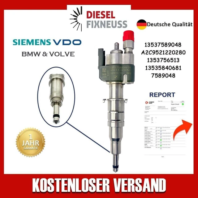 Injecteur De Carburant BMW N43 N53 - Référence 13537589048, Compatible Série 1, 3, 5, 6