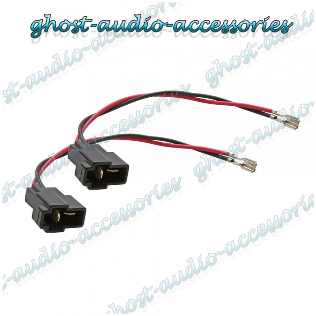 Ksrnsne Lot De 2 Câbles Haut-Parleurs Vers Prise – Adaptateur Audio De Qualité OFC 2m Pour Subwoofer Et Systèmes HiFi