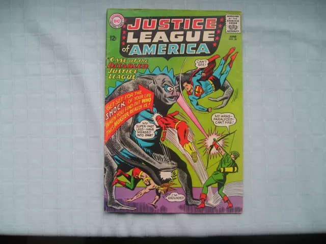 Justice League of America 36 1965 Silver Age nice item Colorful tight glossy