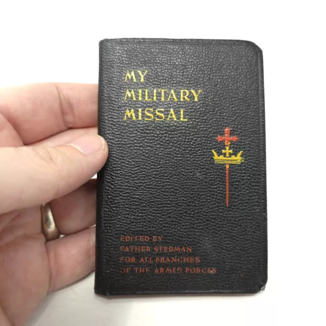 Mint! 1942 My Military Missal Edited By Father Stedman WWII WW2 Catholic Book