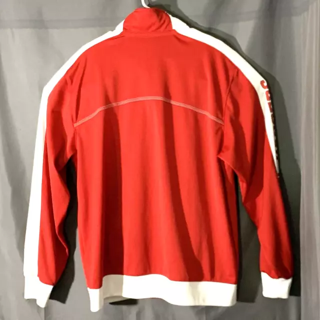 Wisconsin Badgers Jacket Men XL Red Adidas Warmup Track School Sport College Vtg 2