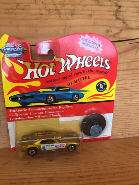 Hot Wheels Vintage Series Die Cast Plymouth Funny Car Don Prudhomme The Snake