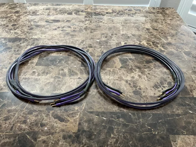 Analysis Plus Bi-Wire Oval Speaker Cable Bi-Wired Stereo Pair 6 ft
