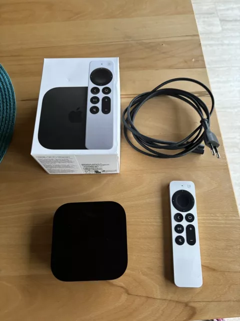 Apple TV 4K 3. Gen 128GB Medienstreamer - Schwarz, Wi-Fi + Ethernet Wie Neu