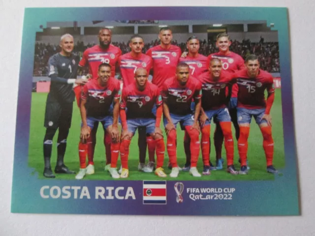 Sticker PANINI FIFA QATAR 2022 - N° CRC 1 COSTA RICA EQUIPE