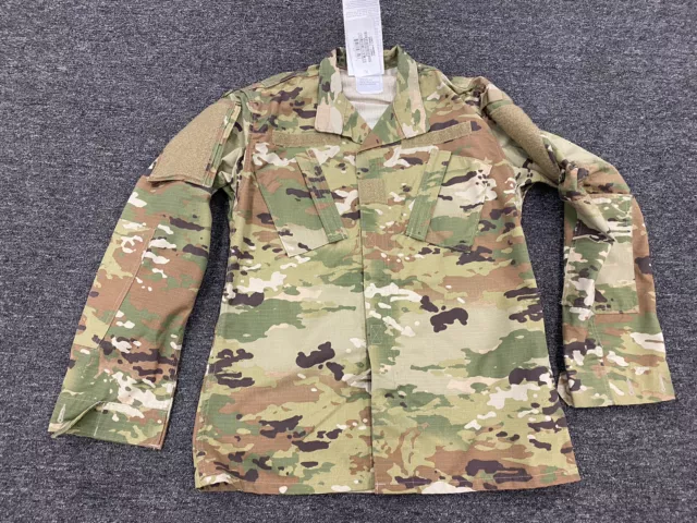 US Army Multicam Coat Fire Resistant Combat Camo Uniform Jacket Small Long New