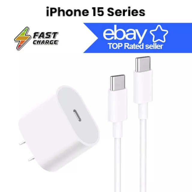 Brand New For iPhone 15 Pro Max Plus iPad Samsung USB-C Fast Charger Type C Cord