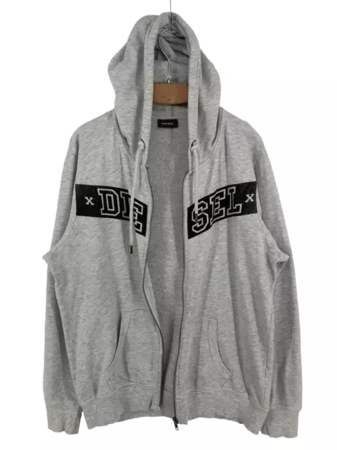 Diesel Uomo Cerniera Intera Cardigan Maglione Cardigan Taglia M
