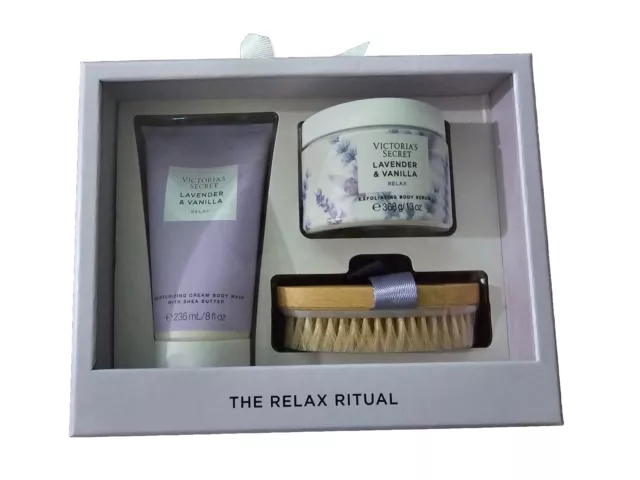Victorias Secret The Relax Ritual Body Care Lavender & Vanilla Gift Set