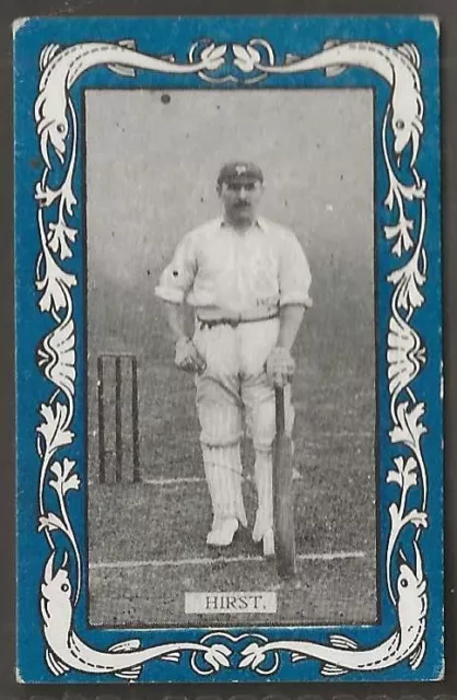 Wills Australian & English Cricket 1909 (Blue Border Capstan)-#09- Hirst