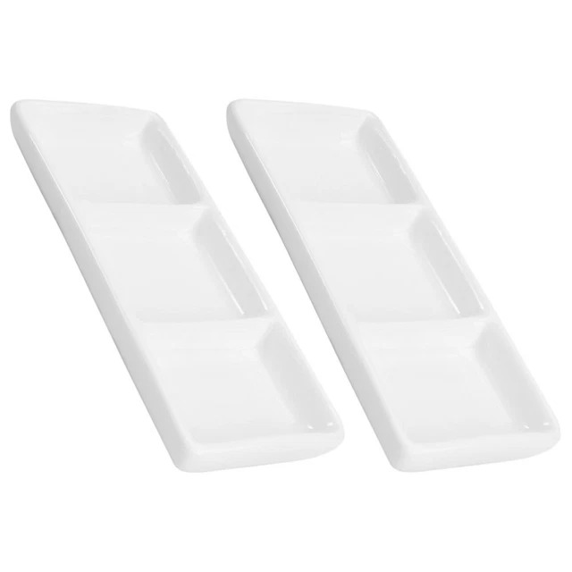 2 Pcs veggie tray container Assiette Décorative En Céramique Tasse De Sau