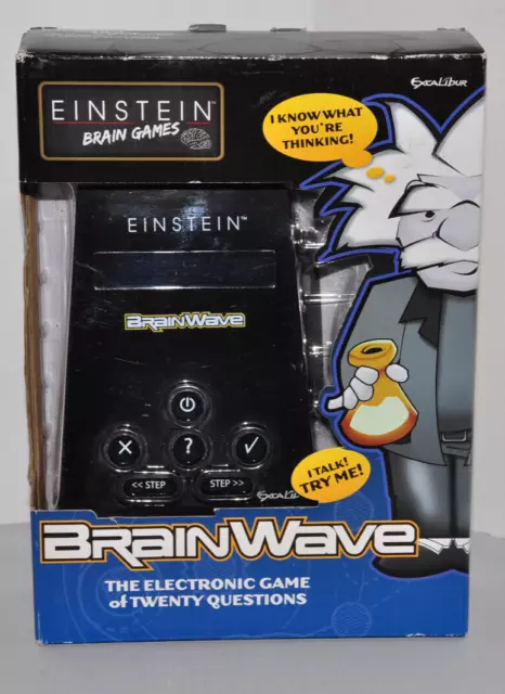 Einstein Brain Games Brain Wave Electronic Game of Twenty Questions Excalibur