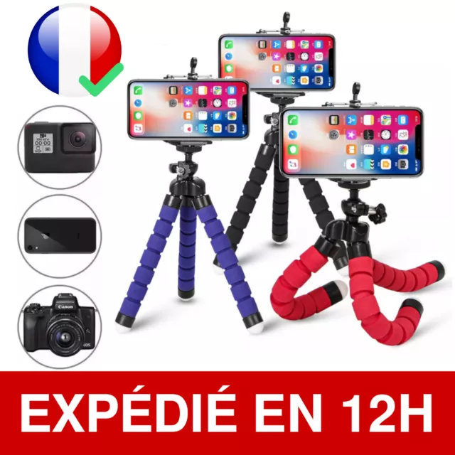 Trépied smartphone , appareils photo, caméscopes 2kg Hauteur max 102 cm  Maclean.