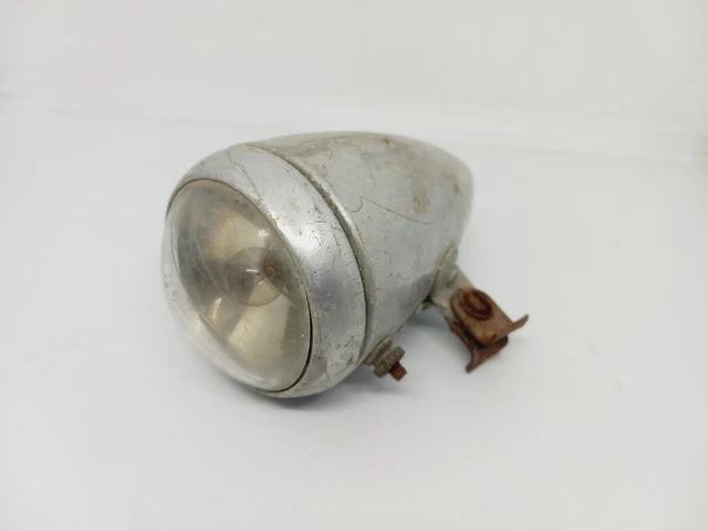 Feu Arrière Ancien Pour Vélo – Aluminium D’époque, Années 40/50/60, Pour Vélo Vintage
