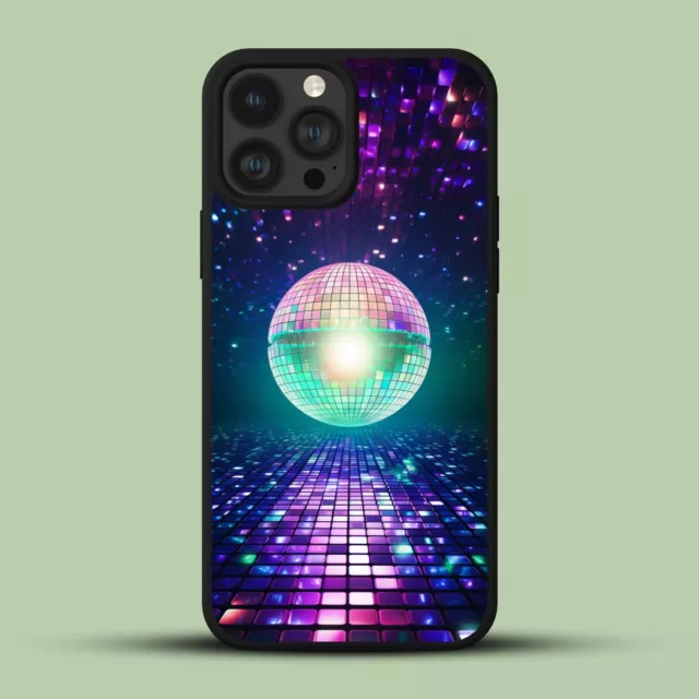 For iPhone 14 15 11 12 13 Pro X XS XR Max Mirrorball Animated Disco Ball