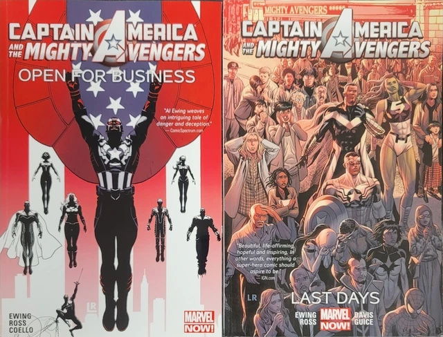 Captain America & The Mighty Avengers Vol. 1-2 TPB Marvel Comics VF-NM 8.0-9.0+!