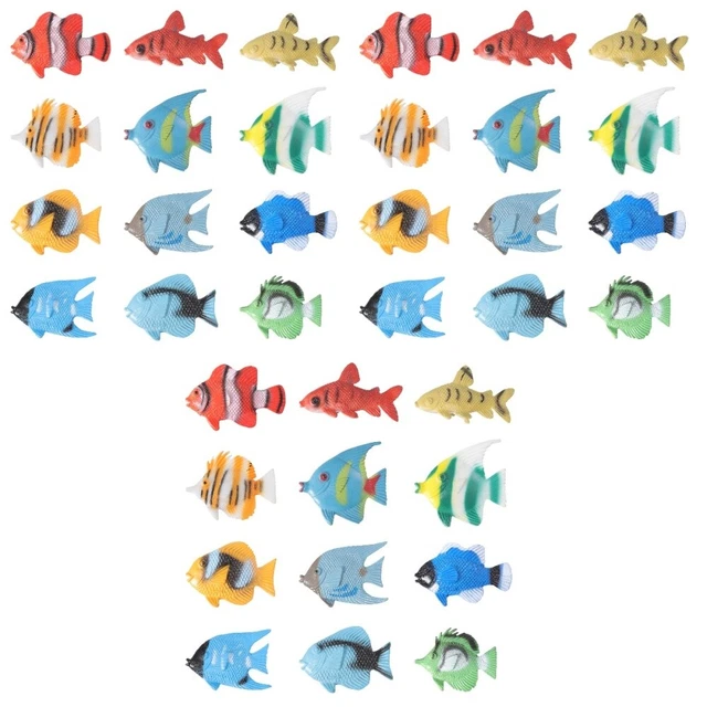 3pcs toyytoy 12pcs figurine di pesce mini figurine di pesci tropicali feste