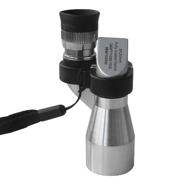 Telescopio monocular óptico de esquina 8X20 para exteriores senderismo escalada con D5F6