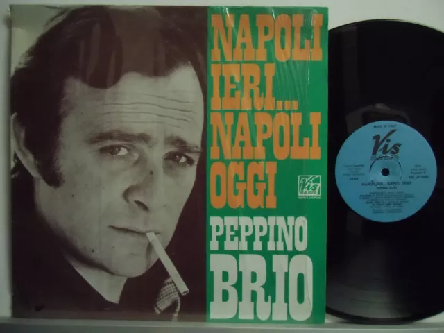 PEPPINO BRIO disco LP 33 giri STAMPA ITALIANA Napoli ieri...oggi MADE in ITALY