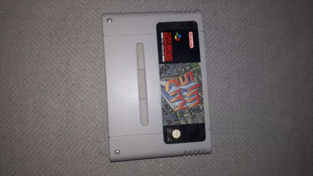 Sim City SNES Super Nintendo without box