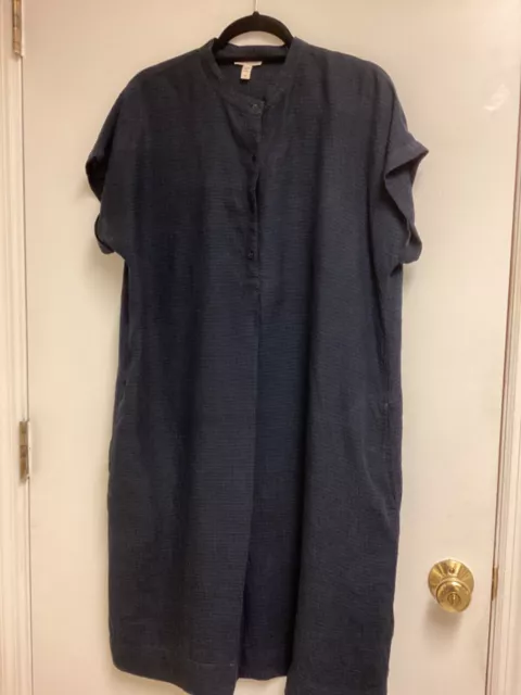 EILEEN FISHER  Organic Linen Dress Perfect Condition