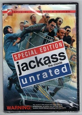 JACKASS THE MOVIE new dvd JOHNNY KNOXVILLE BAM MARGERA STEVE-O RIP TAYLOR