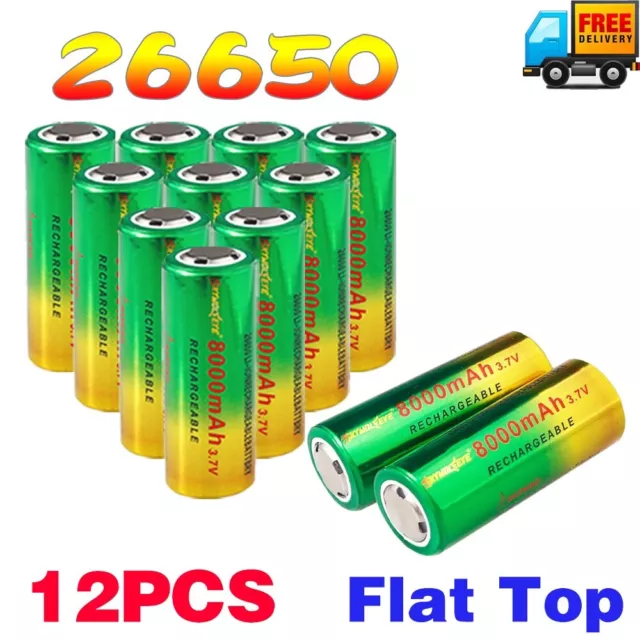 2x 14500 Battery 3.7v 800mah Li-ion Flat Genuine Ampsplus UK for