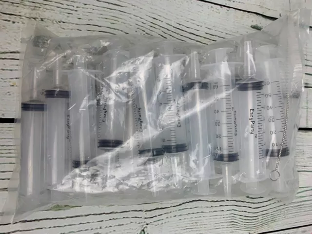 Drinking Syringes 30Pack 2oz With Caps Washable Durable Reusable