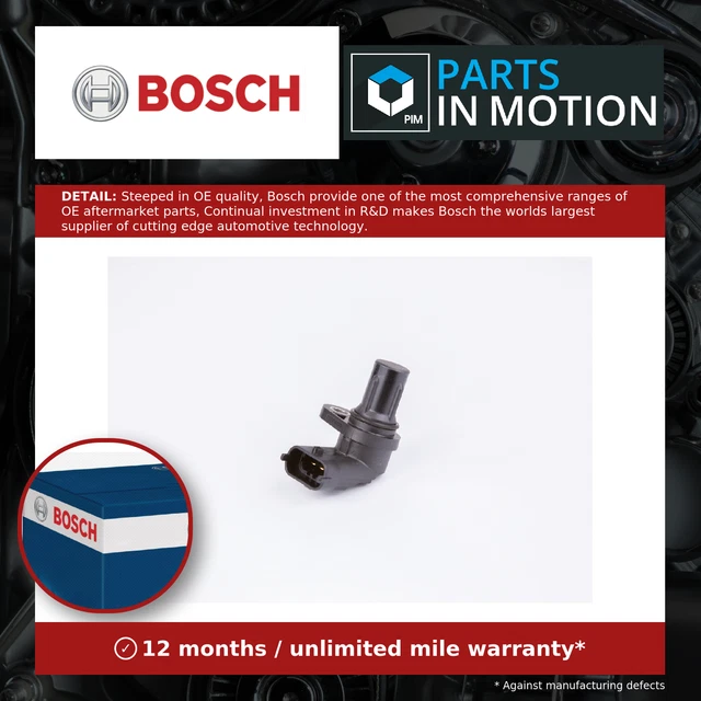 Bosch Camshaft Position Sensor 0232103064 - Replaces BMW 13627566052, MINI, Peugeot