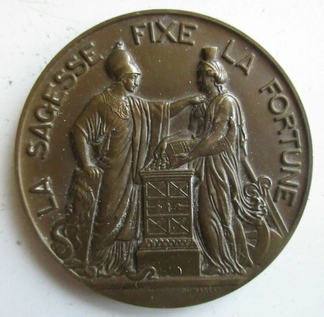 MED13272 Medal Banque De France 1950 La Sagesse Fixe La