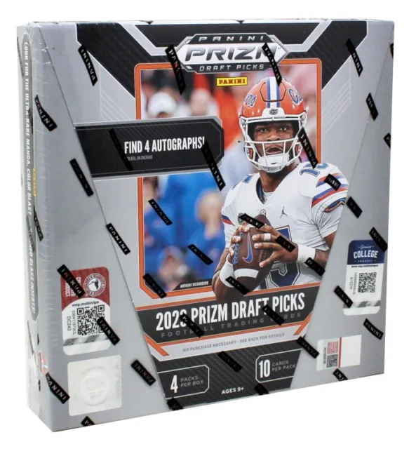 2023 Panini Prizm Collegiate Draft Football Hobby Box Blowout Cards