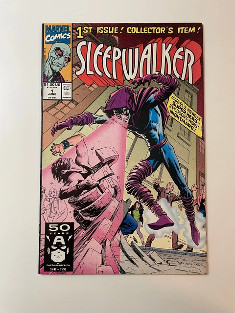 Sleepwalker #1 VF 8.0 Marvel Comic Book 1991 1st Appearance Sleepwalker Key