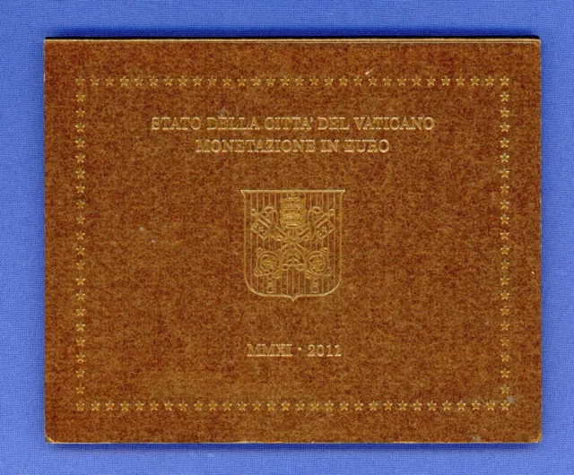 Vatikan Kursmünzensatz KMS 2011  BU / ST