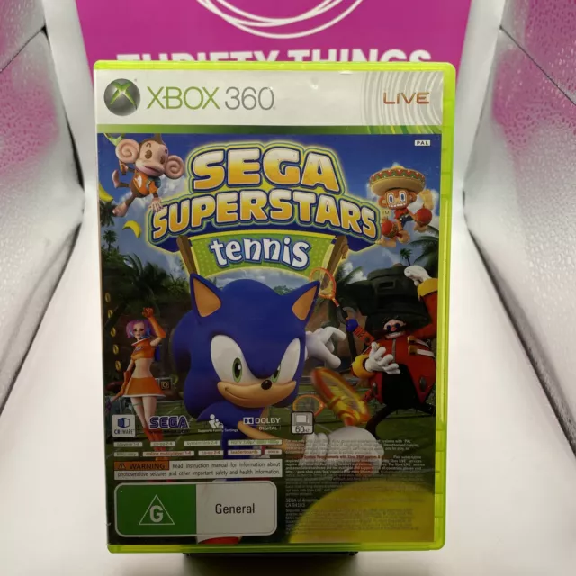 🇦🇺 Sega Superstars Tennis Sonic & Xbox Live Arcade Xbox 360 Games AUS PAL