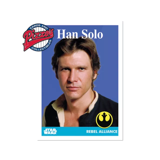 2024 THROWBACK THURSDAY Star Wars Set 2 1958 Topps Baseball 6 Han Solo