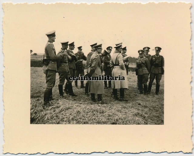Orig. Foto 5.ID Offiziere Stab Inf.Rgt.46 bei Kaserne ULM