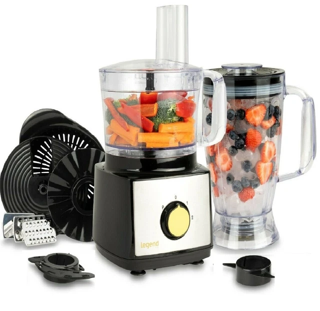 FOOD PROCESSOR CHOPPER Electric Dough Mixer 750W Blender Juicer 2 Speed