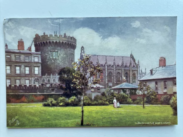 Tucks Oilette The Chapel Royal, Dublin Castle old postcard 1908