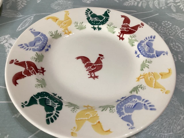 Emma Bridgewater  Polka Hens  8.5" Plate New Best
