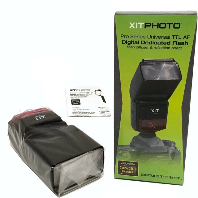 Digital Dedicated Flash DSLR Camera Xit Photo Pro Series Universal CANON Ttl Af