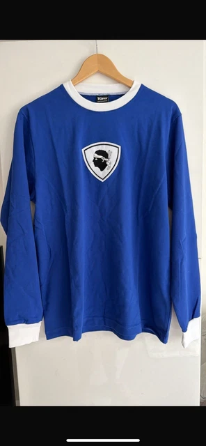 MAILLOT SC BASTIA 1978 Adidas vintage Jersey shirt Football Enfant - XS EUR 128,90 - FR