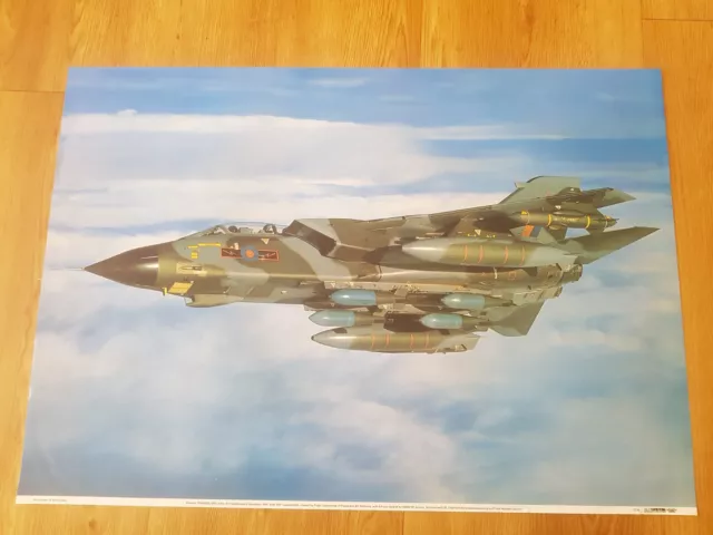 Affiche ARMY Plaistow Pictorial PANAVIA TORNADO GR1 DAMBUSTERS SQUADRON RAF