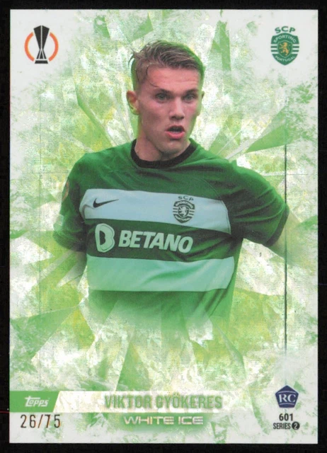 Topps VIKTOR GYOKERES ギェケレシュ RC インサート 狭けれ リフ