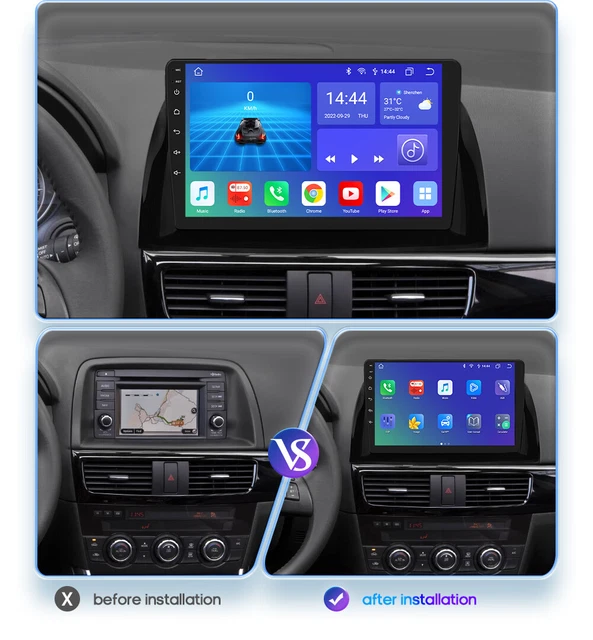 Android 12.0 Car Radio GPS Wifi Stereo CarPlay Auto For Mazda CX5 CX-5 2013-2015